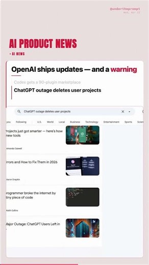 OpenAI shipped a 90-plugin marketplace. Then their servers went down