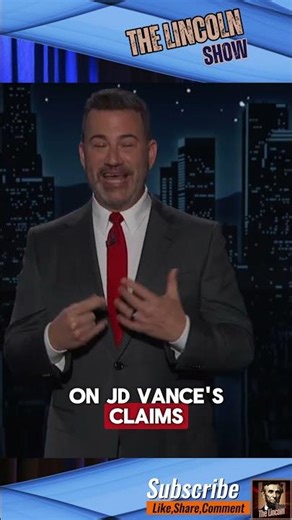Jimmy Kimmel Hilarious! Reaction on JD Vance's Claims Kamala Harris Opened the Border