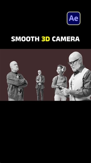 After Effects-ல Cinematic 3D Smooth Camera Movement 🔥 | Tamil Tutorial #aftereffectstamil #shorts