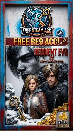 free resident evil requiem 9 acc #steam #viral # #gaming #free #account #residentevil# #rtgame