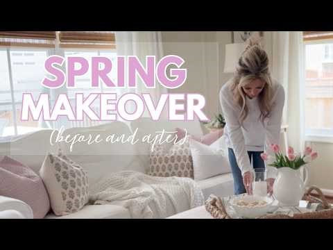 FIRST SPRING MAKEOVER OF 2026 | Cozy Living Room Before & After