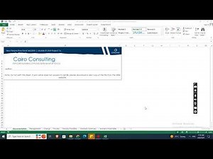 New Perspectives Excel 365/2021 | Module 8 SAM Project 1a | Cairo Consulting