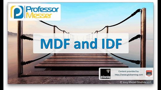 MDF and IDF - CompTIA Network  N10-006 - 5.7
