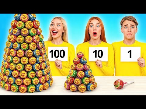 100 Layers of Food Challenge | Amazing Hacks and Tricks by Multi DO Joy