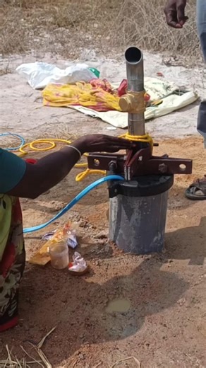 కొత్త బోరు 3hp motor 15 stage pump 300 feets low water #shortsfeed #agriculture