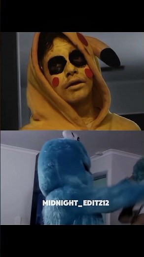 Demonic Pikachu (RackaRacka) VS Cookie Monster (RackaRacka) Edit #rackaracka #pokemon #edit