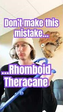Rhomboid Hack! Theracane Massage Tool