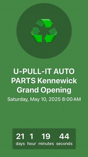 U-Pull-It Auto Parts, Inc. | Fresh inventory Friday! We’re so busy getting things ready for the Kennewick Grand Opening that I didn’t get a change ti post this... | Instagram