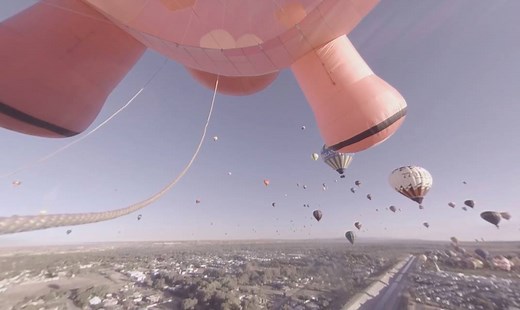 229K views · 743 shares | Float above picturesque New Mexico during the Albuquerque hot air balloon festival ... aboard the world’s largest flying pig. Check it out in 360 degrees via VRtually There from the USA TODAY NETWORK. Subscribe at YouTube.com/VRtuallyThere. | USA TODAY | Facebook