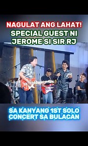 Nagulat ang lahat! Special Guest ni Jerome Seiruz Evardome si Sir RJ Jacinto sa kanyang 1st Solo Concert sa Bulacan 🎸😘 Very Supportive at Lab na lab talaga ni sir Rj si Jerome Evardome 💜 | GayHenson Mga Pampaswerte