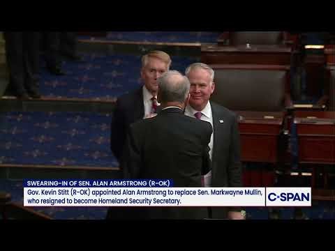 Sen. Alan Armstrong (R-OK) Sworn into U.S. Senate