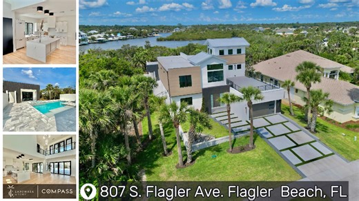 🌴 Just Listed: Stunning New Coastal Pool Home in Flagler Beach! 🏖️ 🚧 Built in 2025, this home offers the perfect blend of luxury, comfort, and smart home technology. 📈 🏡 Property Highlights: • 4 Bedrooms | 5 Bathrooms | Nearly 3,000 SqFt • Private casita – ideal for guests or a home office • Chef’s kitchen with Thermador appliances & quartz counters • Impact-rated windows & doors full house generator • Smart tech: Sonos system, exterior cameras, integrated security • Resort-style pool with 