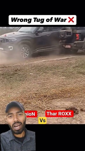 Thar ROXX and scorpio N 😱#thar #tharrox #scorpio #thar4x4 #scorpion #trending #funny #shorts