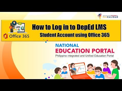 How to Log in to DepEd LMS Student Account using Office 365