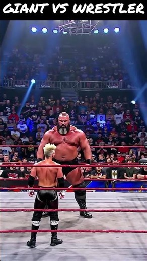 When lightweight wrestler meet giant