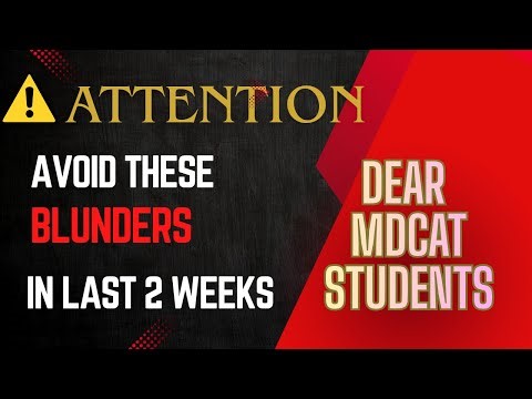 Mdcat preparation in the last days guide