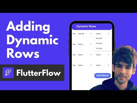 Adding Dynamic Rows in FlutterFlow | FlutterFlow Tutorial for Beginners 🚀🔥