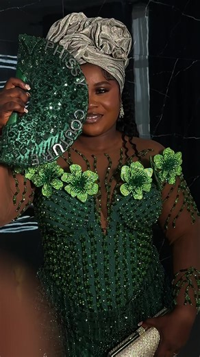 She work on a classy aso ebi for her final project… @Phissy- couture of Amirex fashion academy 🙌🥰🥰