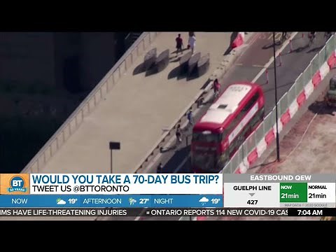 World's Longest Bus Route is 70 days long