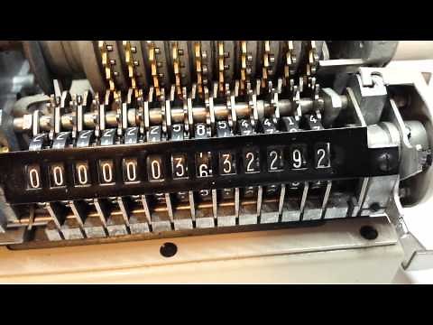Inside a mechanical calculator