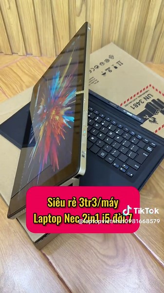 Máy tính bảng kiêm laptop Nec VersaPro VKT12s CPU i5 thế hệ 7,Ram 8G,SSD 256Gb Windows 10 Bản Quyền