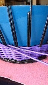 #faitmain #vannerie #vanneriepapier #création #artisanat | Raya Créa