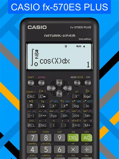 CASIO fx-570ES PLUS. #calculadora #casio #matematicas #calculo #algebra #estadistica #calculadoras #calculadorascasio #calculadoracientifica #calculadoragrafica #fisica #fisicaclasica #educacionsuperior #universidad #universidades #iniciodeclases #universidadenlinea #carrerauniversitaria #carreraprofesional.
