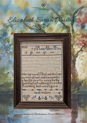 Antique Sampler Cross Stitch Pattern, Elizabeth Sarah Walters 1824 (PDF Chart Download) - Etsy