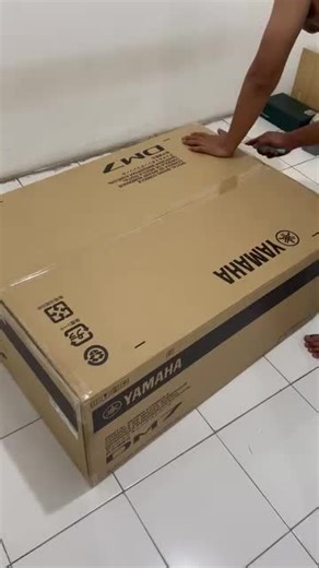 unboxing mixer Yamaha dm7 BBA sound system