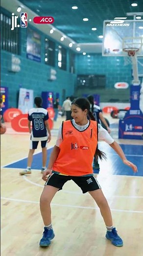 Bouncing, diving, and challenging limits during the Skechers Fast Feet Challenge! 💪 #ACGJrNBA3v3