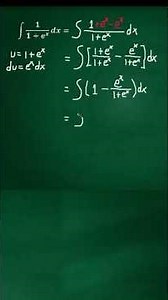 Ejemplo de una integral por cambio de variable