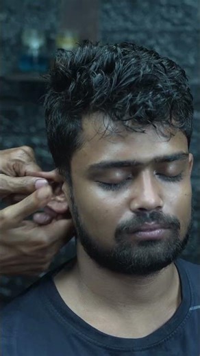 Head Scratching and Crunchy Temple Tapping ASMR for Deep Relaxation #shorts