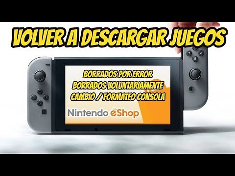 COMO RECUPERAR JUEGOS DIGITALES ESHOP NINTENDO SWITCH