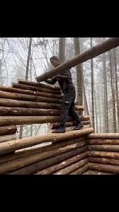 Life’s best medicine is often found deep in the woods. A hand-built log cabin is an impressive task. This one is stunning! Get off grid and go where most don’t. https://theoffgridcabin.com/off-grid-homes. #offgrid #offgridliving #logcabin #DIY | The Off Grid Cabin