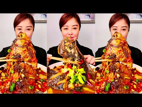 Eating Extremely Spicy Fish Fry Mukbang | Easy Fish Curry Recipe | ASMR Food Review