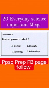 20 important Mcqs about everyday science | eds Mcqs | Ppsc prep FB page #EDS #everydayscience #MCQsTest | Ppsc prep