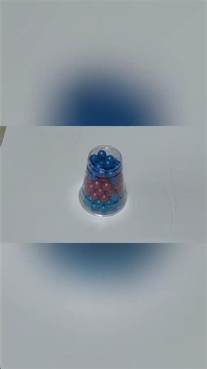 Colorful Marbles in Glass | Amazing Reverse Effect