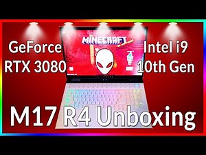 BEST Alienware Gaming Laptop! $5,000 M17 R4 Unboxing w/ RTX 3080, Intel Core i9-10980HK, 17" UHD 4k