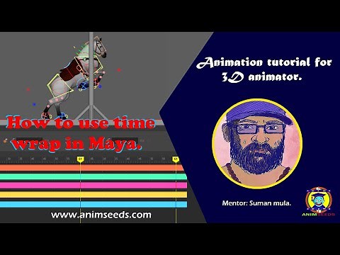 How to use time wrap in Maya