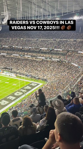 RAIDERS VS COWBOYS IN LAS VEGAS NOV 17, 2025!!! 🏈 🏈 | Marco Murillo