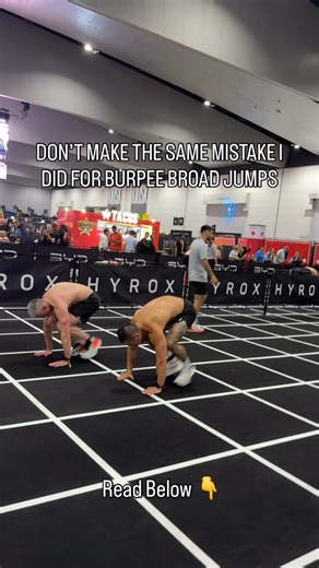 Allan Abakumoff on Instagram: "BURPEE BROAD JUMPS TIPS ‼️ 🚨 THIS is the station that blows up most people’s heart rates. I lost a lot of time here. Few tips that helped below and what an extra step I could have added to regulate my heart rate slightly: 1️⃣ Instead of jumping up with both feet, step up with one foot to make the movement easier. Can add 1-2 seconds per burpee but save minutes due to less fatigue. 2️⃣ If you’re struggling, make sure you and breathing while on the ground. It’s a lo