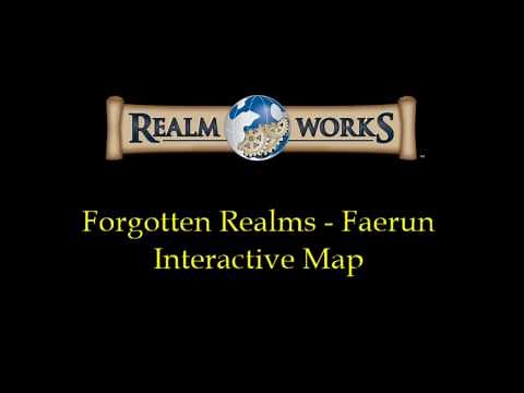 Realm Works Forgotten Realm Faerun Interactive Map