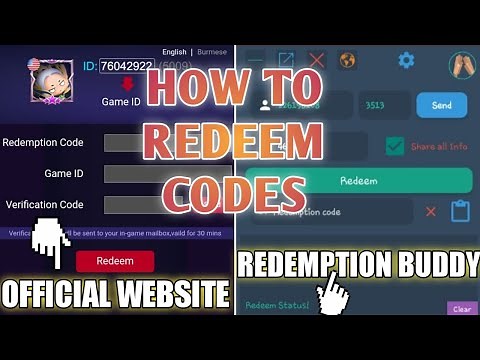 2 WAYS TO REDEEM CODES - Official Redemption Site and Redemption Buddy || Mobile Legends