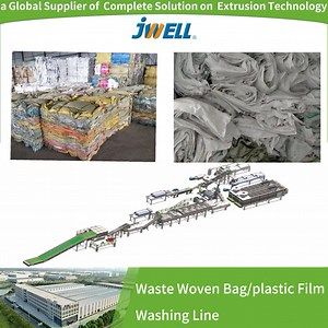 [Hot Item] Waste Woven Bag/Plastic Film Washing Line/Making Machine/Flakes/Resource Recovery and Utilisation