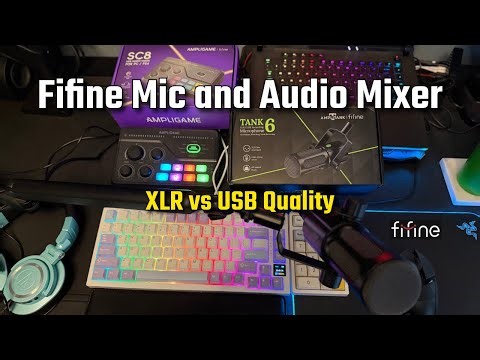 Fifine Tank6 and SC8 mixer Review