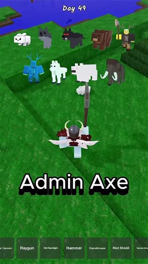 Admin axe 🪓 99 Nights in the Forest Roblox! #roblox | 99 Nights in the Forest Club