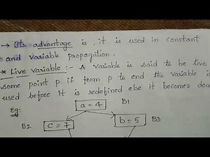 Data flow properties - Compiler Design
