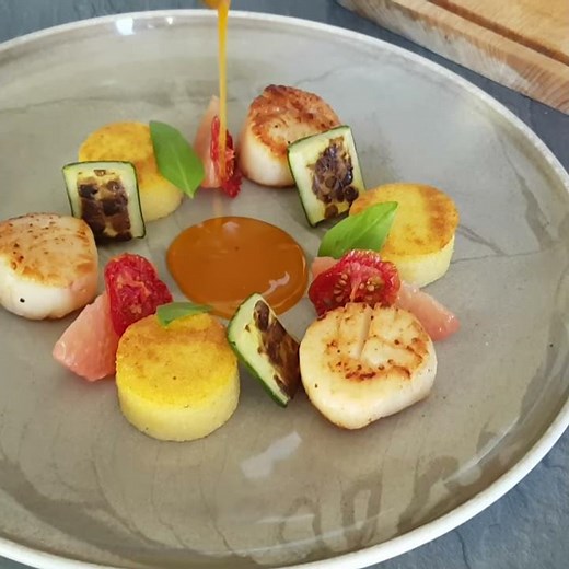Amazing Scallops Recipe Presentation (How To Plate Food)