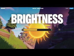 How to Adjust brightness and UI contrast in Fortnite Chapter 7