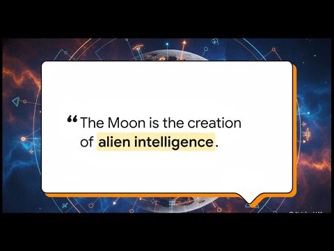 The Moon is hollow? The ancient text that proves it is actually a giant spaceship